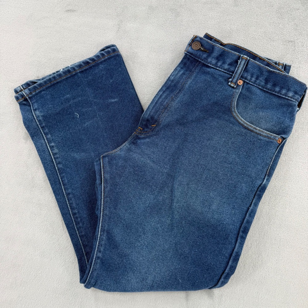 Vintage Levis 517 Bootcut Jeans Mens 36x29 Medium Wash Denim Pants Western